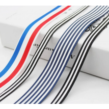 Double Sided Stripe Black And White Stripe Grosgrain Ribbon Vertical Stripe Wave Tape Chevron Ribbon Herringbone Fabic Wrap Band