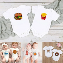 Perfect Together Twin Baby Clothes Funny Twins Outfits Romper Boy Girl Shower Gift Summer Short Sleeve Bodysuits Brother/sister