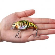 JOHNCOO 72mm Fishing Lure Floating VIB Vibration 10.5g  Hard Bait Wobblers Fishing Swimbaits For Bass Pike Perch Fishing