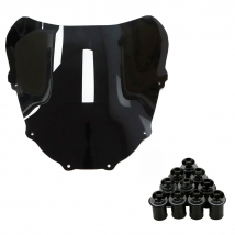 Motorcycle Windshield Windscreen Fit For 1993 - 2001 Kawasaki ZZR1100 D ZZR1100D ZX11 ZX-11