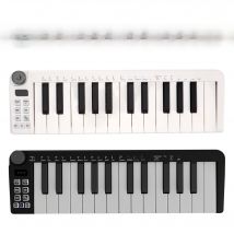M-VAVE SMK-25mini MIDI Keyboard Rechargeable 25-Key MIDI Control Keyboard instrument Mini Portable USB Keyboard MIDI Controller