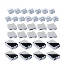 Graphics Card Cooler Heat sink Kit,33pcs Radiator Aluminum Heatsink w/ Thermal Adhesive Adhesive Tape GPU,VGA Video Card Heating