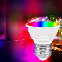 RGB LED Bulb E27 Light 220V Colorful Light Bulbs E14 Spotlight LED Magic Bulb GU10 Atmosphere Lamp MR16 Color Decoration Lamps