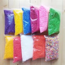15g/bag New Mini Assorted Colorful Rond Foam balls Polystyrene Styrofoam Filler Foam Beads Balls Crafts UP DIY Craft Decor