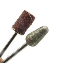 Hot Oval Diamond Nail Drill Bit 3/32" Rotary Cuticle Burr Manicure Cutters Drill Accessories Nail Art Tools Mills