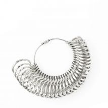 Ring Sizer Measurement Scales Kit Tools UK A-Z US EU Men Finger Ring Sizes Gauge Set Metal Finger Measure Sizing Measuring Women