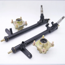 1 set 420mm Steering Knuckle Strut Spindle With Wheel Disc Hub Fit For kandi 150cc 200cc 250 Go Kart Buggy Karting Bike Parts