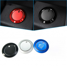 Car Engine Start Stop Button Cover Ignition Key Push Cover Rings For Ford F150 F-150 Kuga Focus MK4 Fiesta ST Car Accessories