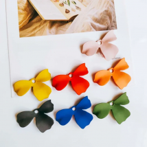 Metal Flower Shape Color Charms Earring Accessories Diy Jewlery Making Eardrop Pendant Necklace Components 8pcs