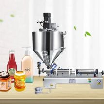 Fully Automatic Heating And Stirring Paste Honey Jar Filling Machine Small Desktop Chocolate Sauce Weighing Machine
