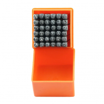 36 Pcs Punch Stainless Steel Letter Number Design Stamps Punch Set Hardened Metal Leather Craft Stamp Tools Kit 2/3/4/5mm