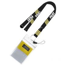 1 Set Pilot Neck Lanyards For Keys Hall Pass Lanyards School Keychain REMOVE BEFORE FLIGHT Lanyard ID Badge Phone ID Card Holder