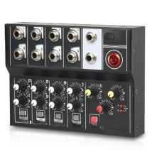 Audio Mixer Professional 8 Channel Console Dj Digital Center Mobile Interface Portable Sound Frequency Table Amplify Card Mixing