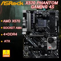 ASROCK X570 Phantom Gaming 4S Motherboard AMD X570 unterstützt Ryzen 9 5900X 5600 2700 5700 3400G