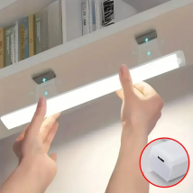 LED Motion Sensor Light Wireless LED Night Light Type C Rechargeable Light Cabinet Wardrobe Lamp Staircase Backlight For Kitchen