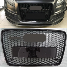 Q7 Front Sport Honeycomb Hood Grill Grille for Audi Q7 SQ7 Sline 2007-2015 Car Styling Accessories