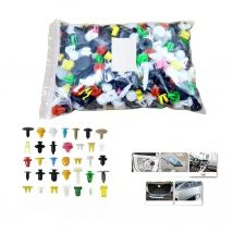 Automotive Plastic Rivet Car Fender Bumper Interior Trim Push Pin Clips Kit Car Accessories 50/100/1000PCS
