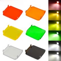 1pcs Car 3" LED Work Light Spotlights Plastic Lens Cover For Offroad 4X4 Truck 3 inch LED Light Pods Fog Lights Cover Colorful