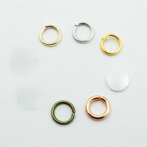 100-300Pcs/lot Silver/kc gold/black/Bronze/Gold Open Circle Jump Rings open single loop for DIY Necklace Bracelet Jewelry Making