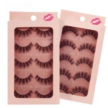 SHIDISHANGPIN 5 Pairs Eyelashes Natural Mink Eyelashes Fluffy 3d Mink Lashes Thick False Lashes Makeup Fake Eyelashes cilios