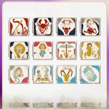 Hapiship Women Drop Shipping 12 Constellation Italian Charm Links Fit 9mm Stainless Steel Bracelet Wholesale Jewelry DJ1392