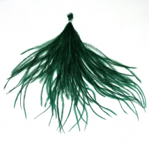 100 PCS/Lot Size 10-15 15-18 CM Lovely Soft Dyed Colorful Natural Ostrich Feather Strung Bundles For Dress 19 Colors Available