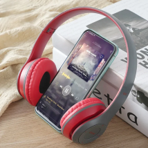 Handsfree Wireless Headphones Noise Canceling Headphone memory Card Earphone P47 headset Bluetooth Head Phone for iPhone Huawei