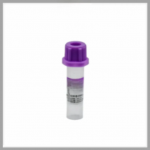 Sterile Micro Blood Collection Tube With EDTAK2 Purple Cap Disposable Anticoagulation Tube for ch Animal 0.5ml 100 / PK