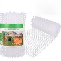 Cat Scat Mat White -4Mx0.28M, Anti-cat Network with Spikes Garden Digging Stopper - Pet Dog Cat Deterrent Mat for Indoor&Outdoor