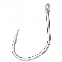PROBEROS Saltwater Fishing Hook Matte Tin Single Hooks 1/0#-2/0#-3/0#-4/0#-5/0# High-Carbon Steel Fishhook High Strength Hooks