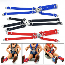 YEAHRUN RC Car Seat Belt Driver Sport Seats Action Figure Simulation Decorations for 1/10 TRX4 TRX6 Axial Wraith SCX10
