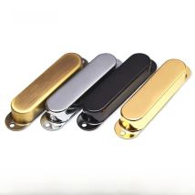 2Pcs Brass Single Coil Pickup Cover Sealed Pickup Cover ST Pickup Cover Brass Multi Colour