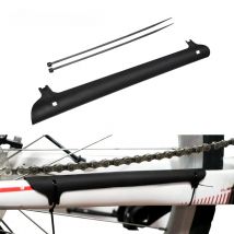 Bicycle Chain Guard Protector Plastic Bike Frame Chain Rear Fork Chainstay Protector Folding Non-Slip Frame Cycling Accessories
