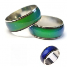 Stainless Steel Changing Color Rings Mood Emotion Feeling Temperature Rings For Women Men Couples Rings Tone Fine Jewelry Gifts