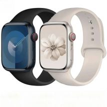 Silicone Band For Apple Watch strap 46mm 44mm 45mm 40mm 41mm 42-38mm 49mm sport bracelet iwatch series 11 10 9 8 7 6 5 SE Ultra3