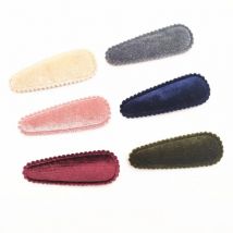 60pcs/lot 5.5cm felt padded applique snap clip cover for BB Headdress clip accessories