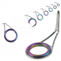 8/16Pcs Fishing Rod Guides Repair Kit Stainless Steel Guides Ceramics Ring Fishing Guides Rod Eyelets Accessories