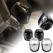 5/6 Speed Gear Shift Knob for Ford Mondeo 4 Mk4 Focus S-Max C- Max Kuga Galaxy Leather Shifter Lever Arm Headball Car Accessorie