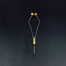 Hot 1piece Heavy Bullet Head Tapered Feet Bobbin Holders 4.5inch Smooth Flared Mouth Thin Piper Rolling Thread Fly Tying Tool