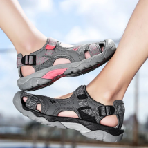 2024 Men's and Women's Shoes Summer Outdoor Student Sandals Anti slip Soft Bottom River tracing Sports Flat Bottom Beach Shoes