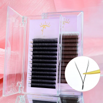 SONG LASHES Y Shape Premade Fans Eyelash Extensions  For Salon  Individual eyelashes C D DD curl 2D YY lashes Y Shape lashes
