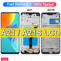 6,5 "A21S A21 LCD Für Samsung Galaxy A21s A217F/DS Display Touchscreen + Rahmen Für Samsung Galaxy A21 a215U Digitale Montage