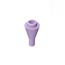 Gobricks GDS-1138 Cone 1 x 1 Inverted with Bar compatible with lego 11610 children's DIY Educational Building Blocks