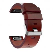 26mm Genuine Leather Watch band For Garmin Fenix 7X 6X 5X Watchstrap Easyfit Quick Release for Fenix 3 3 HR Watchband Wriststrap