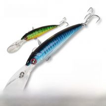 Noeby Trolling Minnow Fishing Lures 12cm 14cm 16cm Floating Slow Sinking Wobbler Artificial Bait Sea Bass Saltwater Fishing Lure