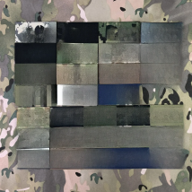 Custom Laser Cutting IR IFF Infrared Reflection Patch Radio Call Sign Name Tapes Black Letters Morale Tactics Military Airsoft