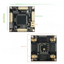 10/100/1000M 4 port gigabit Ethernet switch pcba for embedded integrated module DC 5V 12V1A-3A IN DC OUT VLAN Through current