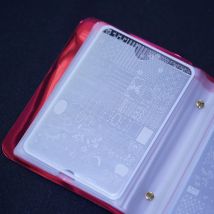 XMQ NAIL ART STAMPING PLATES COLLECTION BAG FÜR 20 STÜCK PLATTEN STEMPELWERKZEUGE