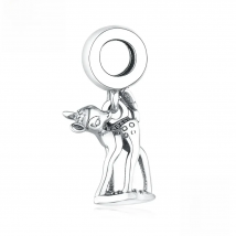 FC Jewelry Fit Original Pan Charms Bracelet 925 Sterling Silver Disn Animal Deer Bambi Beads Pendant Jewelry Making Berloque