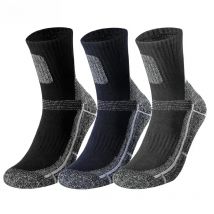 3 Pairs/Set Winter Professional Men's Sports Sock Outdoor Keep Warm Cycling Running Hiking Skiing Thermal Spring Men Crew Socks